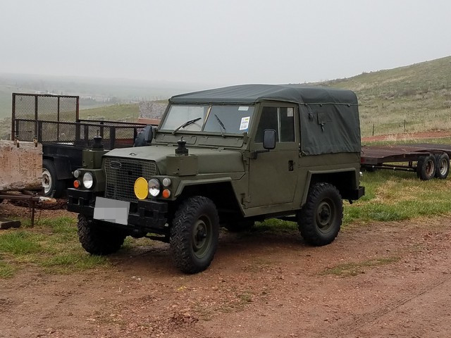 Land Rover Lightweight + trailer shipped to WY, USA