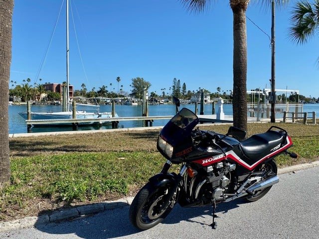 Honda CBX 750 F to Florida, USA