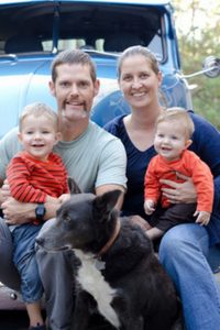 Ryan from Oregon, pictured here with his family 