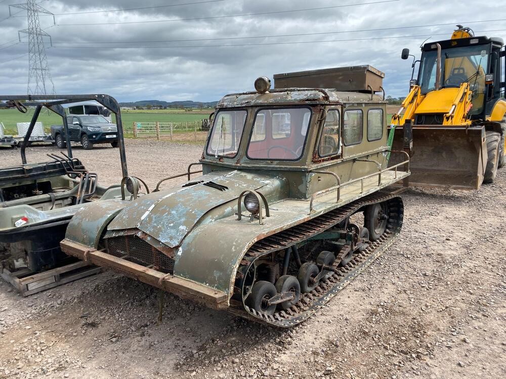 A 1968 Activ Snow-Trac purchased as a restoration project in 2020, to be restored and shipped to the USA via Ro/Ro