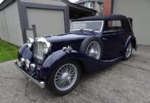 1939 MG VA Tickford Drophead Coupe shipped from the UK to Canada by Autoshippers