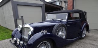 1939 MG VA Tickford Drophead Coupe shipped from the UK to Canada by Autoshippers