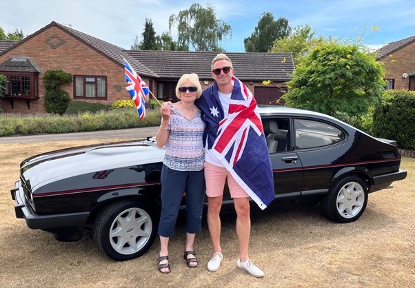 Shipping a Ford Capri to Australia