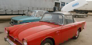 1967 Sunbeam Alpine shipped from the UK to New Zealand by Autoshippers Car Shipping