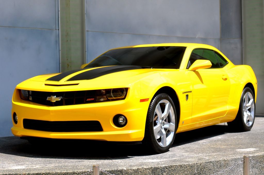 Front view of a Chevrolet Camaro