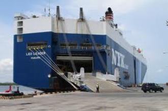 RoRo Car Shipping Vessel