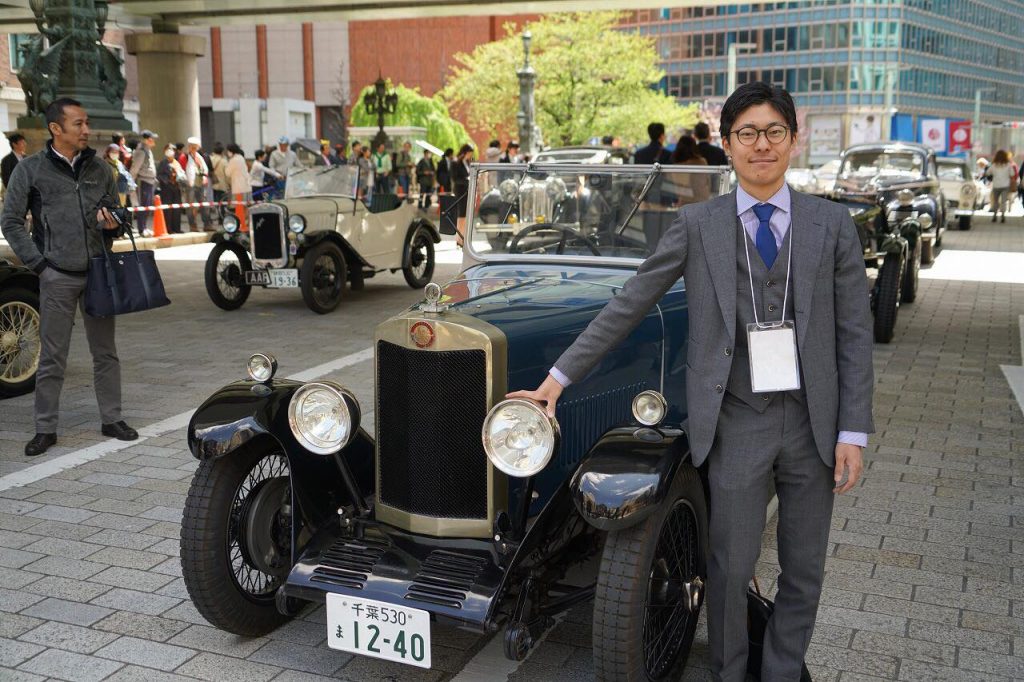 Junichi with his Lea-Francis