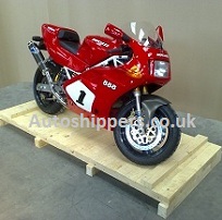 Motorbike Shipping - Crating a Ducati