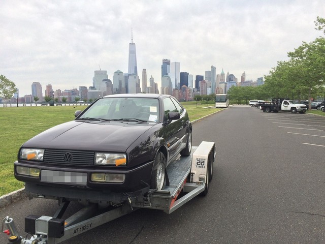 VW Corrado shipped to New York, USA