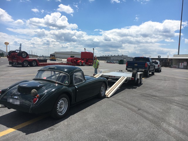 MG MGA Coupe shipped to VA, USA