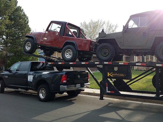 Land Rover Lightweight + trailer shipped to WY, USA