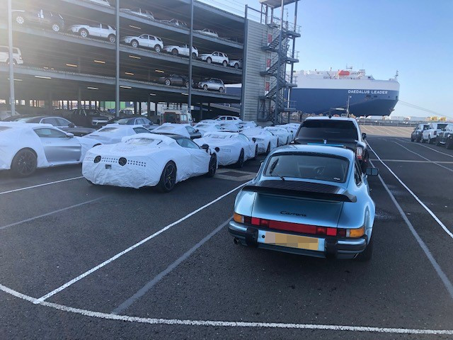 Porsche 911 Carrera Coupe at Tacoma Port