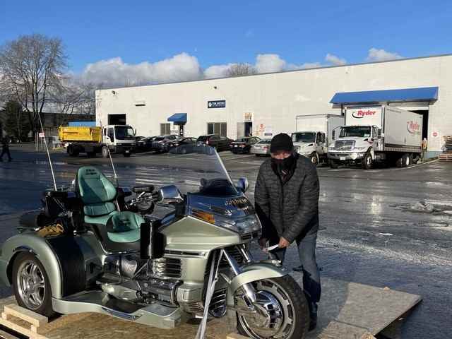 Honda Goldwing Trike shipped to VC, Canada