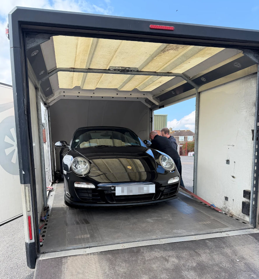 2011 Porsche 911 on arrival in Sydney, Australia