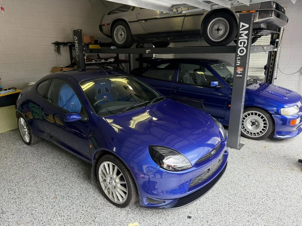 2000 Ford Racing Puma on arrival in Jacksonville, USA
