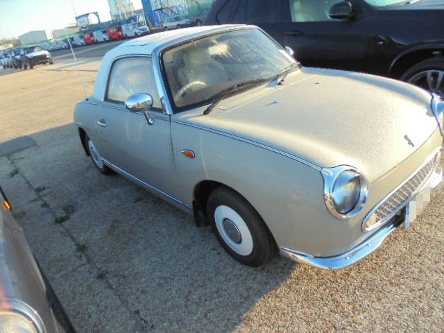 Nissan Figaro prior to shipping to the USA