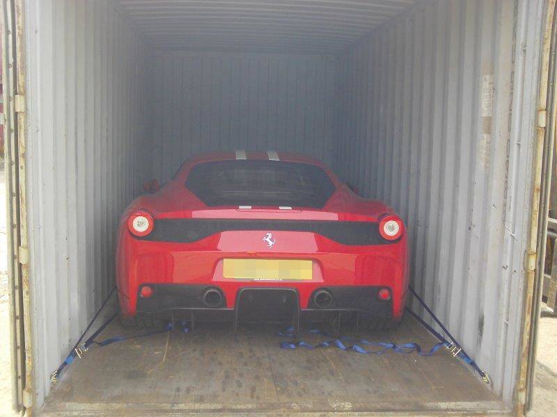 Ferrari 458 Speciale - Shipped via Dedicated Container to New Zealand